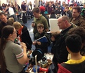 Attendees at the NoVa Mini Maker Faire